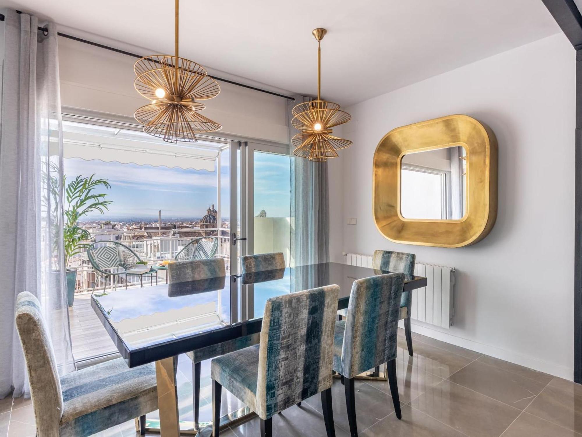 格拉纳达Luxury Alhambra Penthouse Collection Gran Via公寓 外观 照片