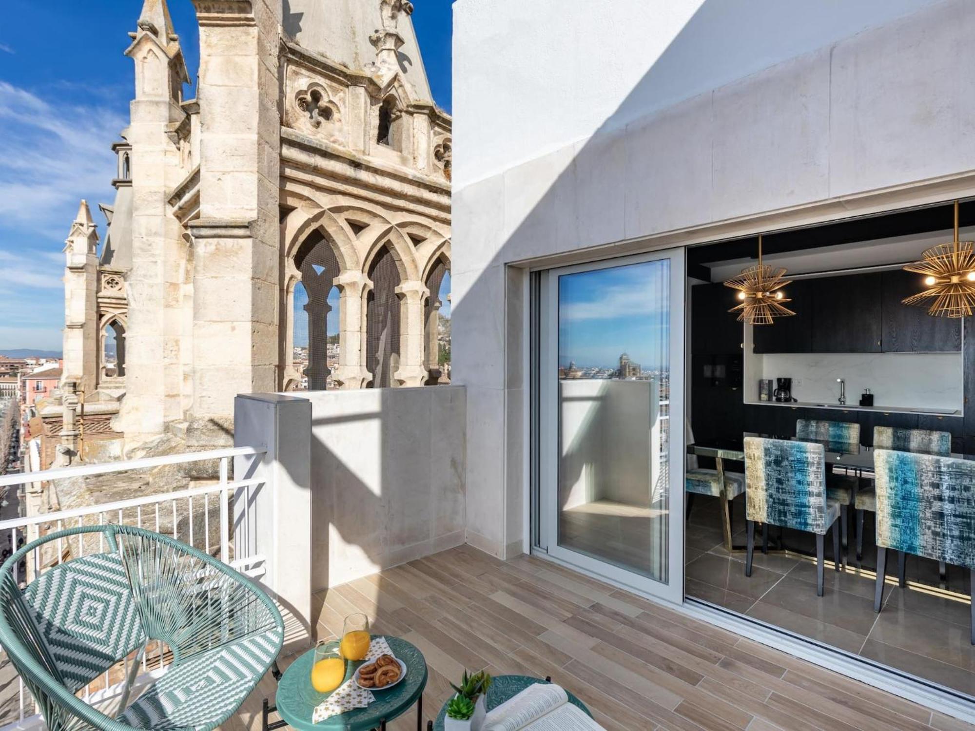 格拉纳达Luxury Alhambra Penthouse Collection Gran Via公寓 外观 照片