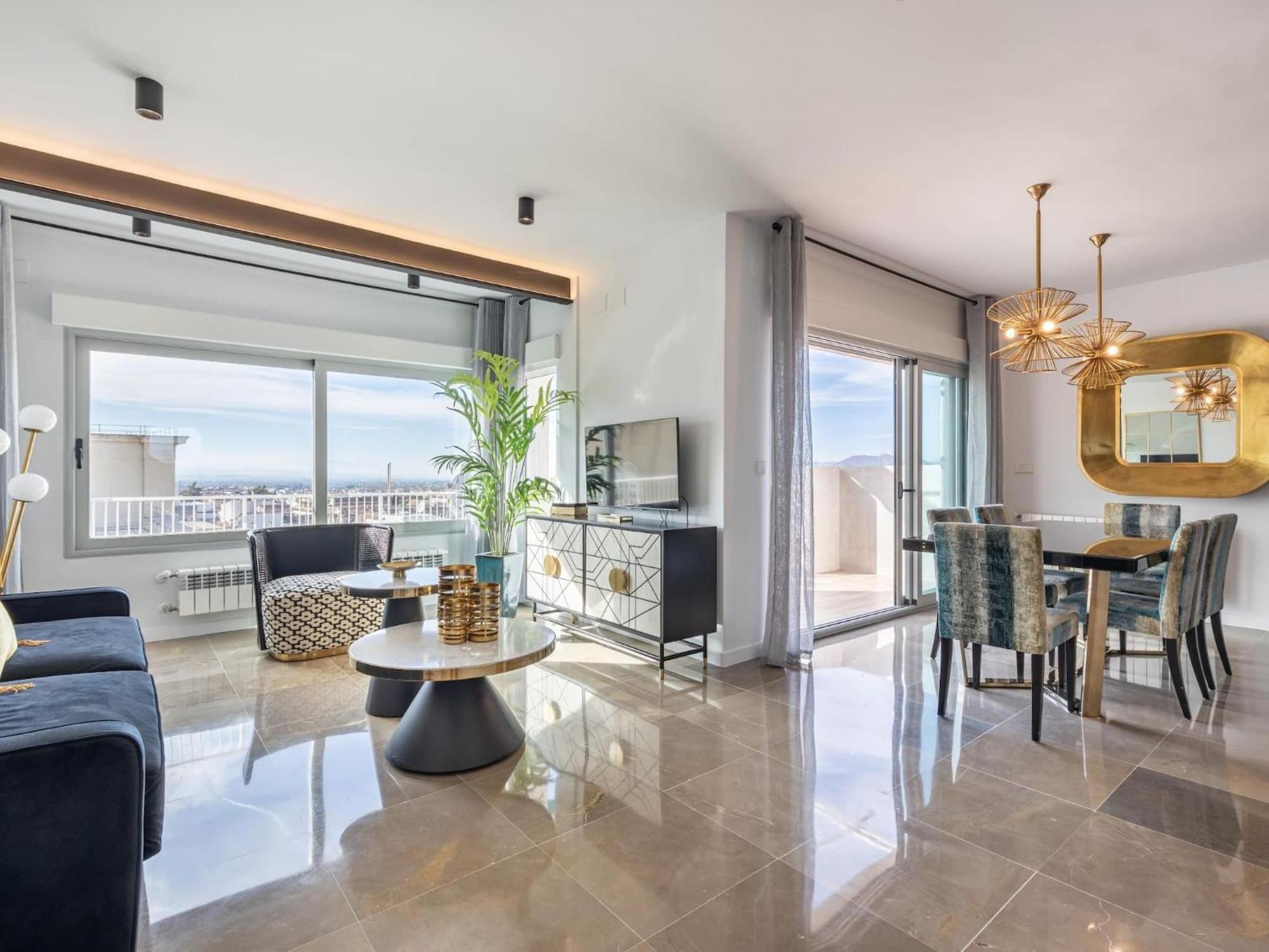 格拉纳达Luxury Alhambra Penthouse Collection Gran Via公寓 外观 照片